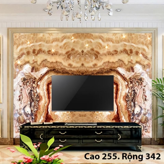 ĐÁ ỐP TƯỜNG TRANG TRÍ TIVI - M2